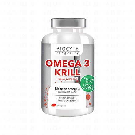 BIOCYTE Longevity omegas - 3 krill