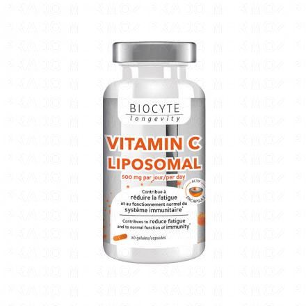 BIOCYTE Longevity Energie & Vitalité - Vitamin C Liposomal (30 gélules)