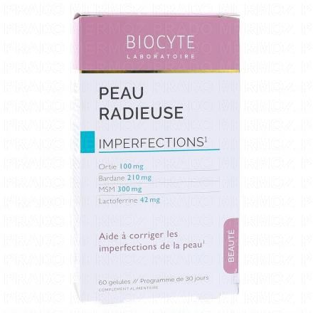 BIOCYTE Peau Radieuse Imperfections 60 gélules