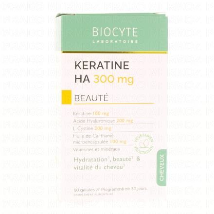 BIOCYTE beauté - Keratine HA 300mg x60 gélules