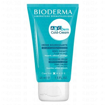 BIODERMA ABCderm cold-cream crème visage nourrissante tube 45ml