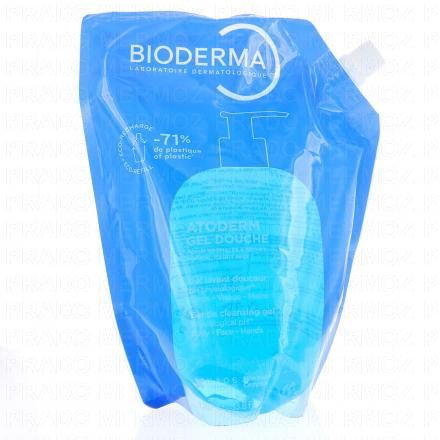 BIODERMA Atoderm - Gel douche lavant doux hydratant corps sans savon (eco-recharge 1l)
