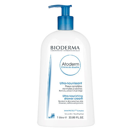 Atoderm - Crème de douche lavante hydratante flacon pompe 1L