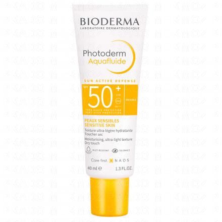 BIODERMA Photoderm - Aquafluide Crème solaire peau sensible SPF50+ 40ml
