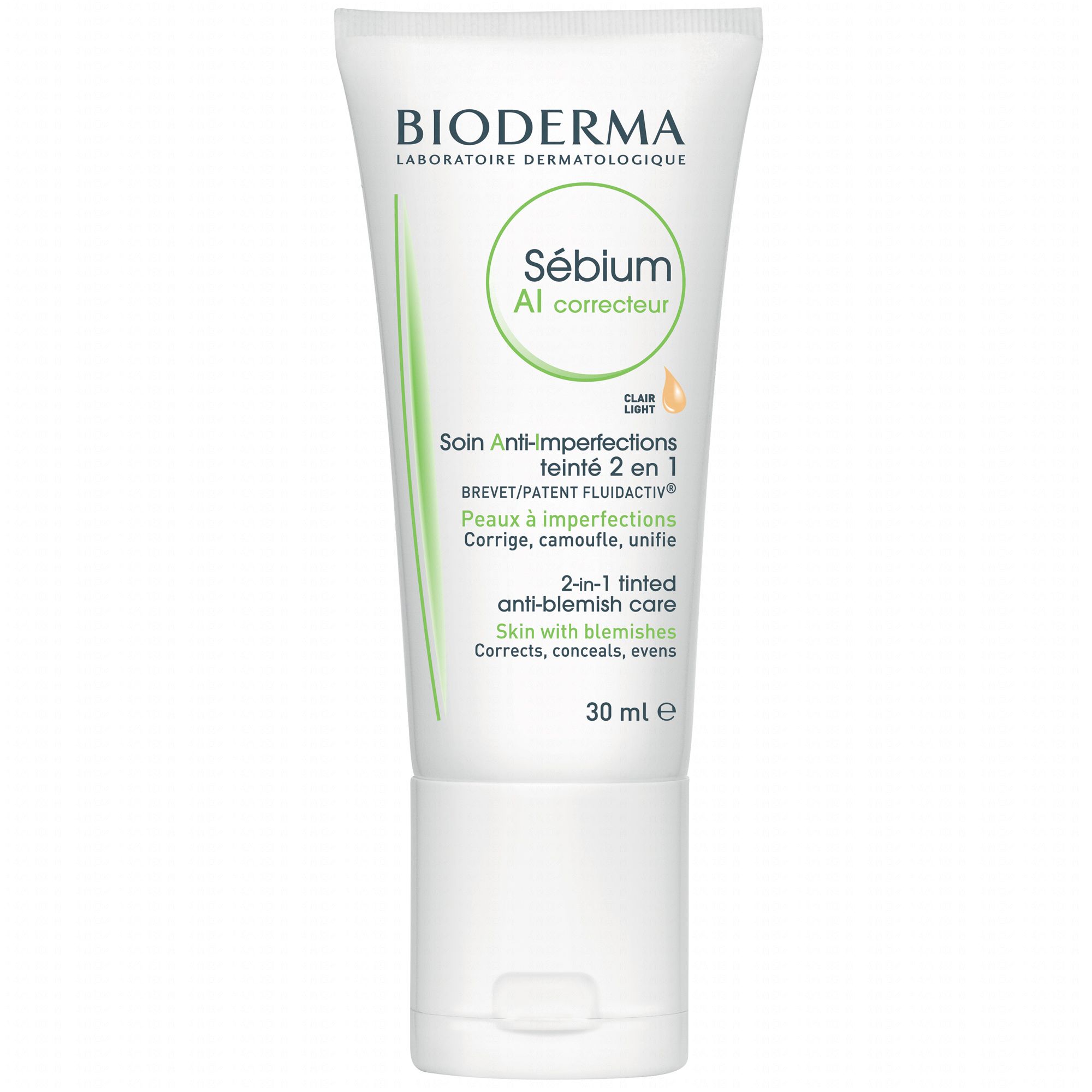 BIODERMA Sébium AI correcteur soin teinté 2 en 1 tube 30ml BIODERMA Sébium AI correcteur soin teinté 2 en 1 tube 30ml