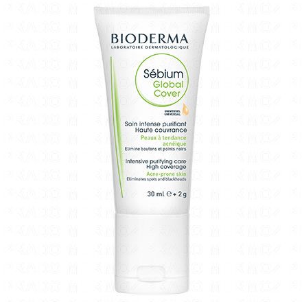 BIODERMA Sébium - Global Cover tube 30ml+2g