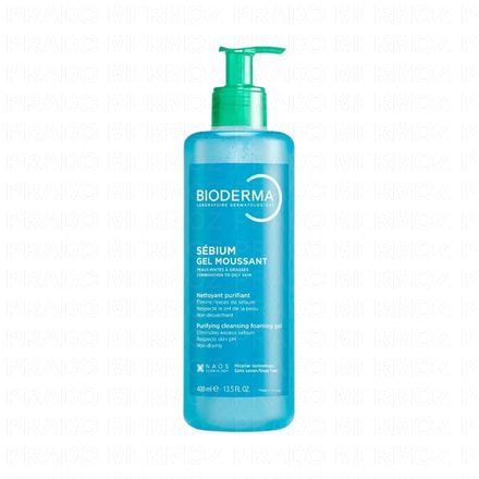 BIODERMA Sébium - gel moussant nettoyant purifiant (flacon 400ml)
