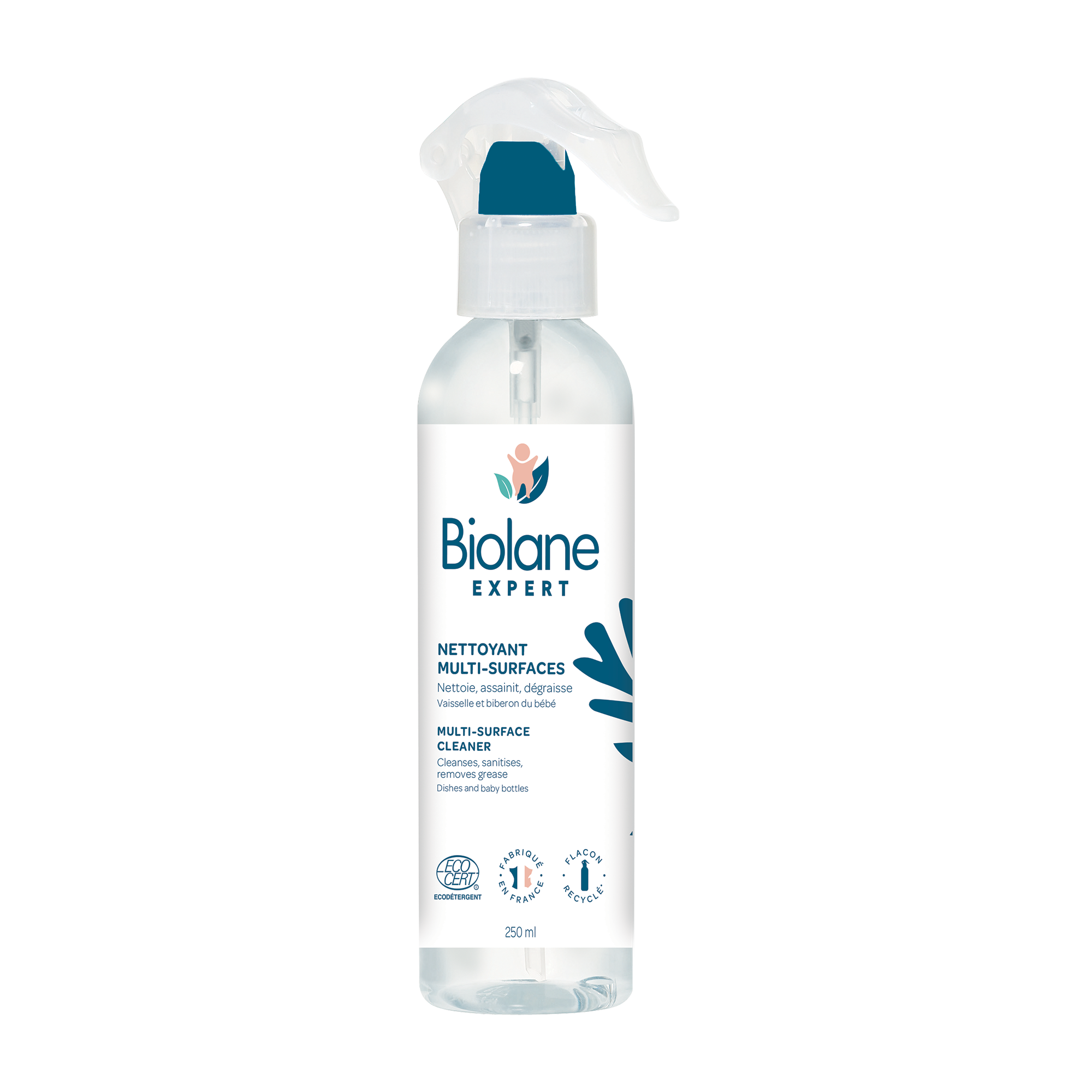 BIOLANE Liquide nettoyant multi-usages bébé spray 250ml