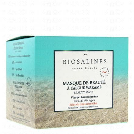 BIOSALINES Soin visage - Masque de beauté à l'algue wakamé 50ml