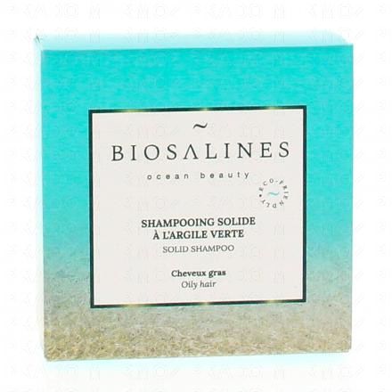 BIOSALINES ocean beauty Shampooing solide à l'argile verte