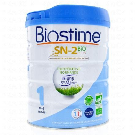 BIOSTIME Lait SN-2 Bio plus 1er âge 0-6mois 800g