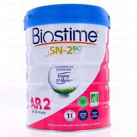 BIOSTIME Lait infantile - SN-2 AR2 Bio 2ème âge 6-12mois 800g