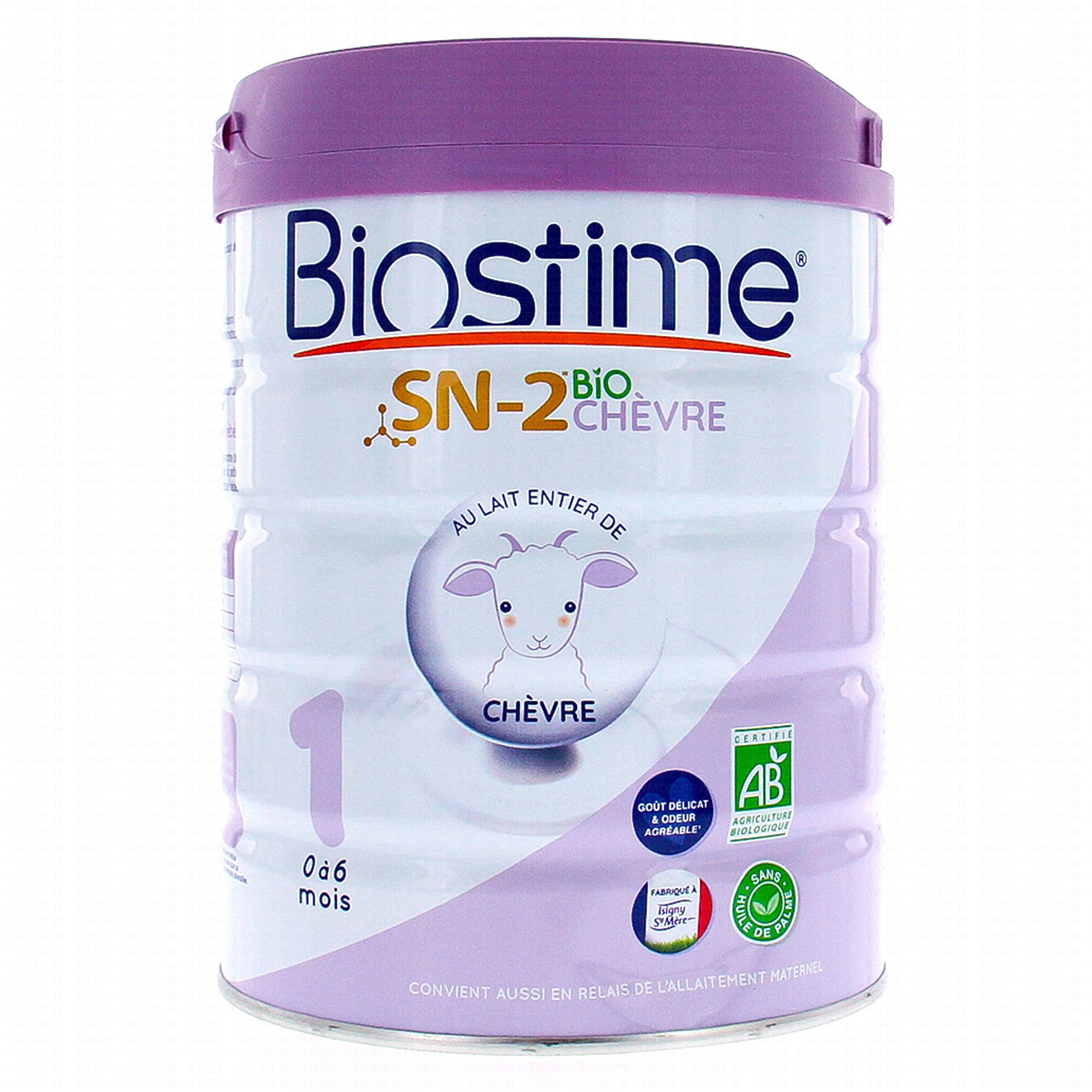 BIOSTIME SN-2 Bio Chèvre 1er âge 0 - 6 mois - Parapharmacie Prado