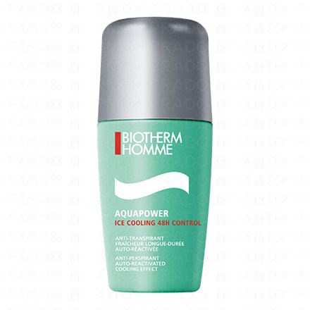 BIOTHERM HOMME Aquapower déodorant anti-transpirant 48h roll-on 75ml