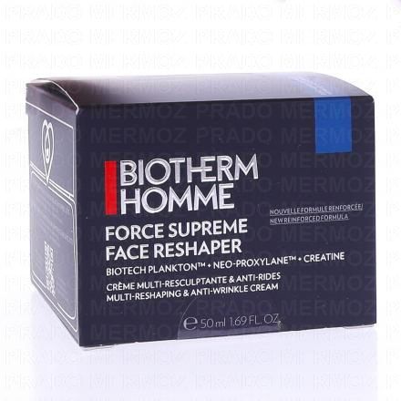 BIOTHERM HOMME Force Supreme - Soin Crème Homme Resculptante Anti-Rides 50ml