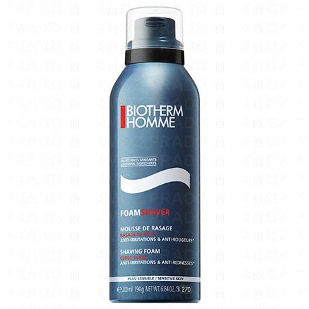 BIOTHERM HOMME Foamshaver mousse de rasage (flacon 200ml)