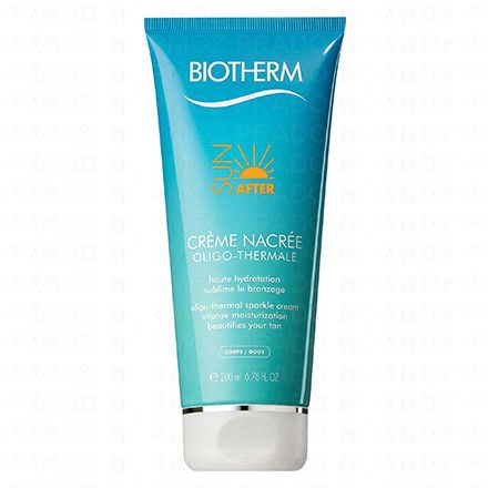 BIOTHERM Sun After - Crème nacrée oligo-thermale Tube 200ml