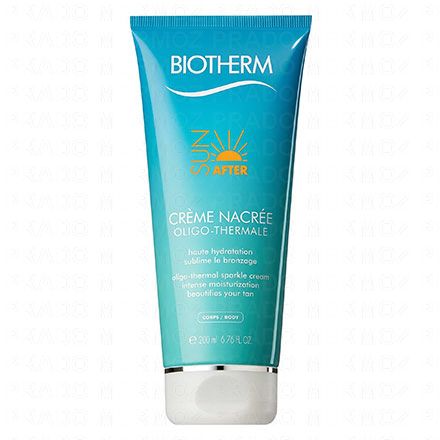 BIOTHERM Sun After Crème nacrée oligo-thermale Tube 200ml