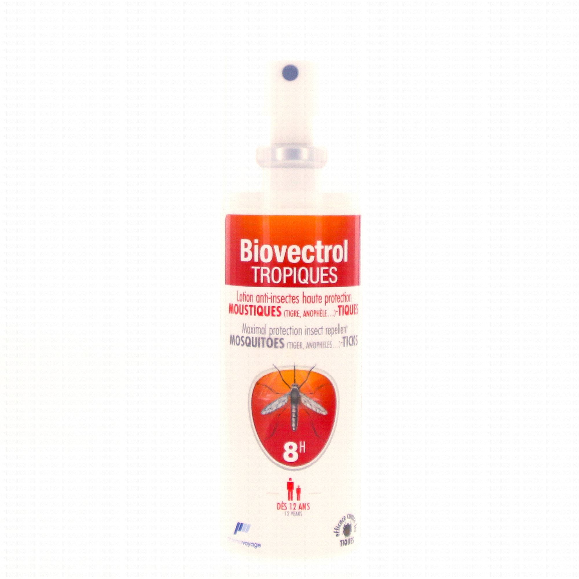 BIOVECTROL tropiques lotion anti-insectes flacon spray 75ml - Parapharmacie  Prado Mermoz