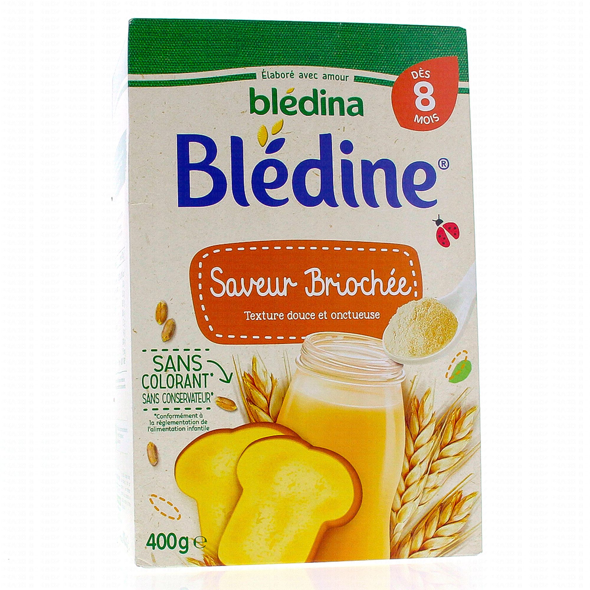 BLEDINA Blédine Saveur Briochée 400g - Dès 8 Mois - Pharma360