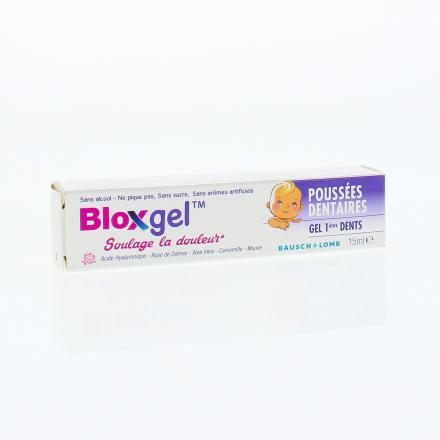 BLOXGEL Gel apaisant poussées dentaires tube 15ml 3