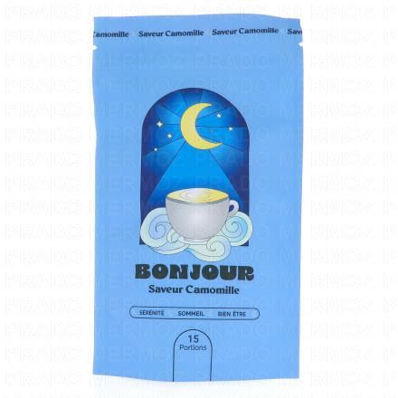 BONJOUR Boisson aux champignons adaptog&egrave;nes Saveur Camomille 90g - 15 doses