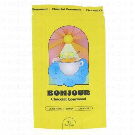BONJOUR Boisson aux champignons adaptog&egrave;nes Saveur Chocolat gourmand (90g - 15 doses)