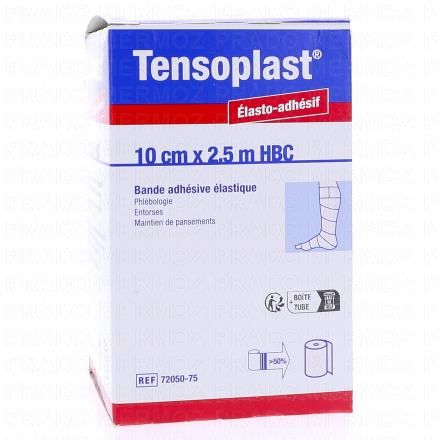 LEUKOPLAST Tensoplast - Bande Adhésive Elastique 10 cm x 2.5 m HBC Chair