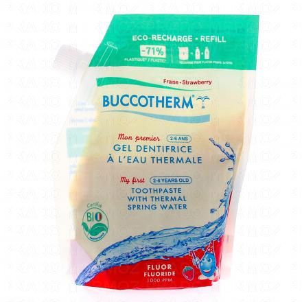 BUCCOTHEM Mon 1er gel dentifrice bio fraise (eco recharge 200ml)