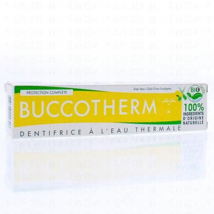 BUCCOTHERM Dentifrice bio gout citron eucalyptus 75ml
