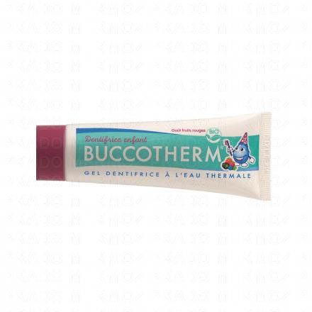 BUCCOTHERM Gel dentifrice Bio à l'eau thermale goût fruits rouges tube 50 ml