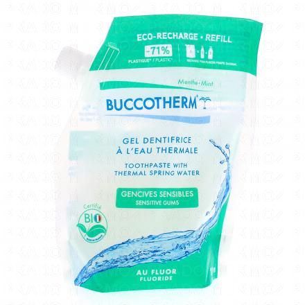 BUCCOTHERM Gel dentifrice bio gencives sensibles menthe (eco recharge 200ml)