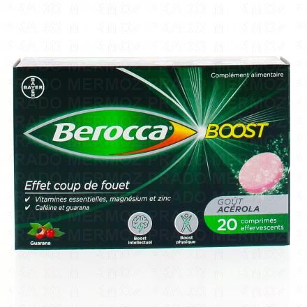 Boost - effervescent sans sucre boîte de 20 comprimés