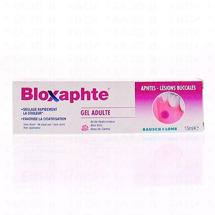 BLOXAPHTE - Gel adulte aphtes tube 15ml BAUSCH & LOMB 2