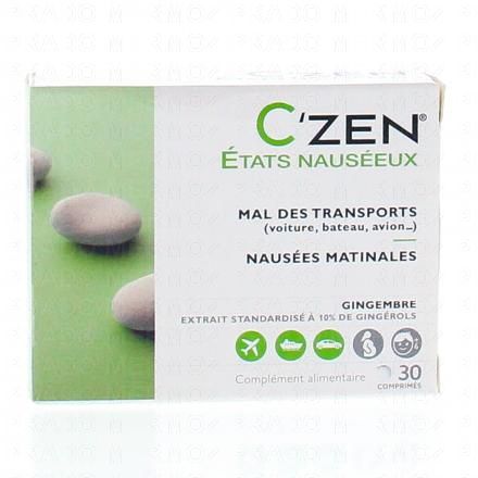 C'ZEN Etats Nauséeux 30 comprimés