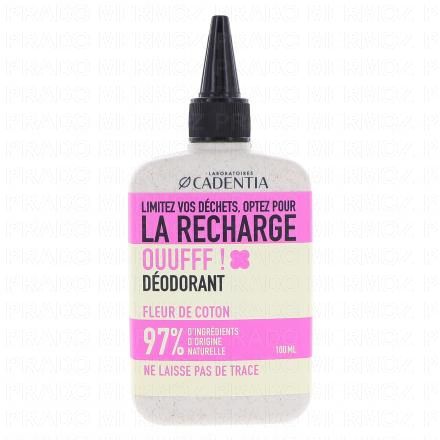 CADENTIA Déodorant Spray Fleur de Coton Ouufff (recharge 100 ml)