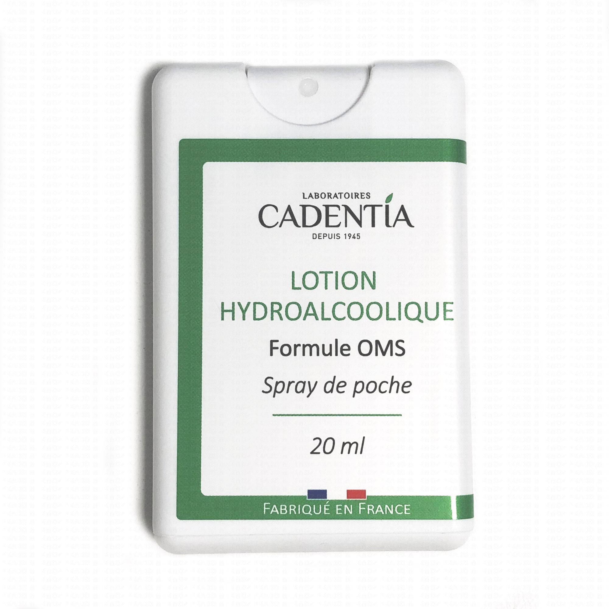 CADENTIA Lotion hydroalcoolique spray de poche 20ml Parapharmacie en