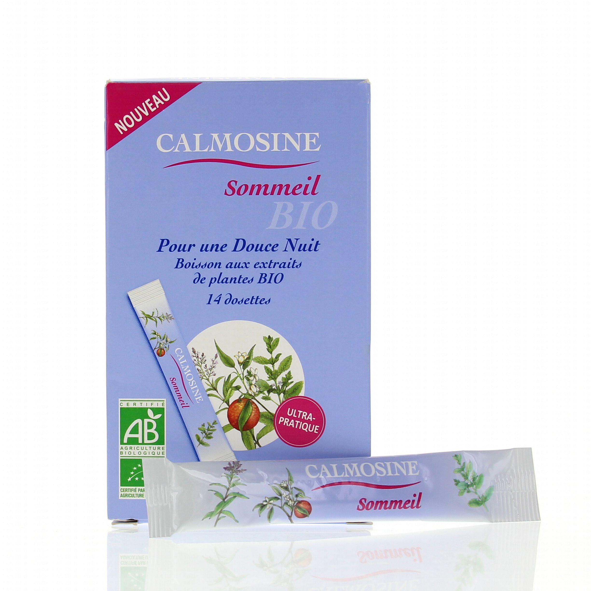 CALMOSINE Sommeil bio boîte de 14 dosettes de 10ml - Parapharmacie
