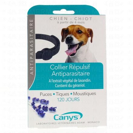 CANYS Collier anti-parasitaire chiens et chiots 60 cm