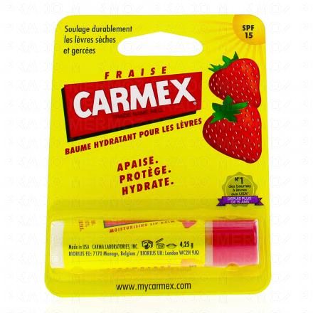 CARMEX Stick à lèvres - SPF 15+ goût fraise 4.25g