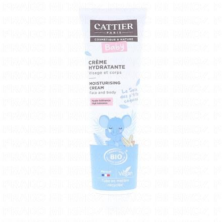 CATTIER Bébé crème hydratante visage et corps bio