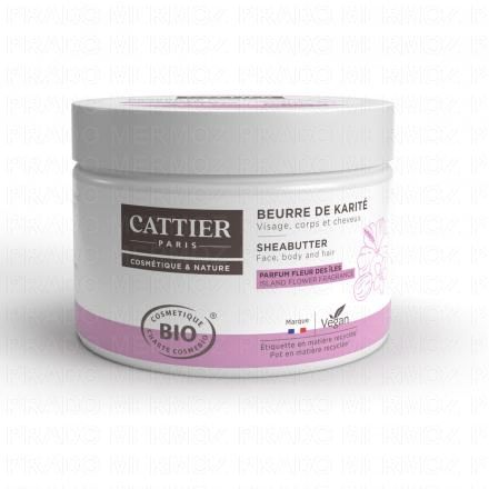 CATTIER Beurre de karité parfum fleur des îles bio
