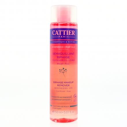 CATTIER Démaquillant biphase bio flacon 150ml