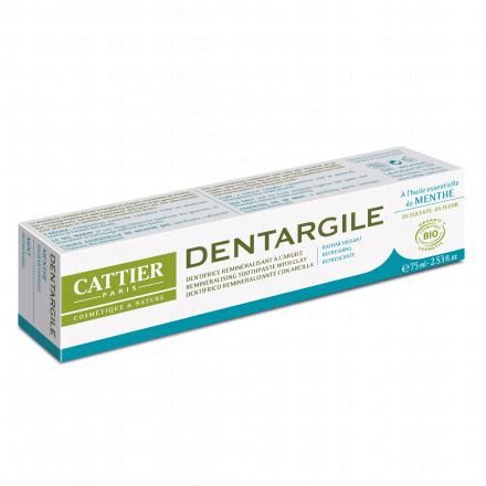 CATTIER Dentargile menthe dentifrice rafraîchissant bio