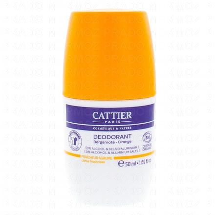 CATTIER Déodorant Roll on (bergamote-orange)