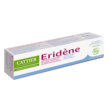 CATTIER Éridène dentifrice blanchissant haleine fraîche bio