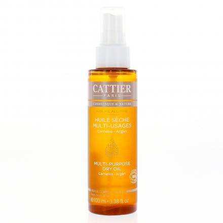 CATTIER Huile sèche multi-usage bio flacon spray 100ml