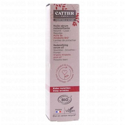 CATTIER Huile sérum redensifiante bio compte-gouttes 30ml