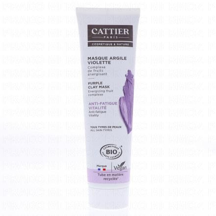 CATTIER Masque argile violette tube 100 ml