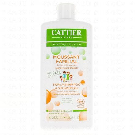 CATTIER Moussant familial fleur d'oranger corps et cheveux bio (flacon 500ml)